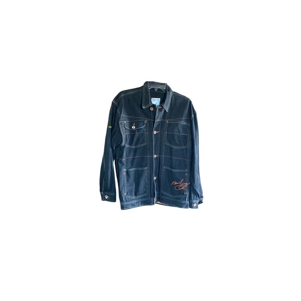 Fubu Muhammad Ali denim jacket limited edition Sz L 16/18